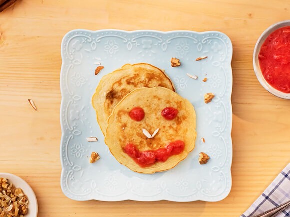 Banana & Nuts Pancakes